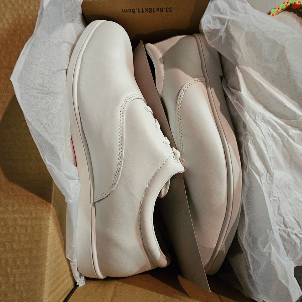 Dinkles Glide White Marching Band Shoes M 13 W 15 Wide NIB Parade Uniform